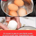 Ce sa pui in apa in care fierbi ouale ca sa le cureti usor. Ingredientul care costa mai nimic va face diferenta