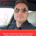 Mesajul neașteptat transmis de Valentin Sanfira la scurt timp după divorțul de Codruța. Unde ar fi plecat artistul