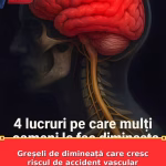 Greșeli de dimineață care cresc riscul de accident vascular cerebral. Avertismentul medicilor