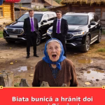Biata bunică a hrănit doi gemeni flămânzi