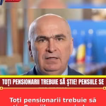 Toți pensionarii trebuie să știe Pensiile se vor indexa