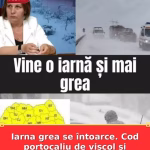 Iarna grea se întoarce. Cod portocaliu de viscol și vreme severă.