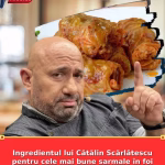 Ingredientul lui Cătălin Scărlătescu pentru cele mai bune sarmale în foi de varză. Așa ies delicioase