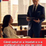 Când soțul ei a înșelat-o s-a prefăcut că nu știe iar când a depus actele de divorț