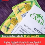 Analize Medicale Gratuite Pentru Românii Peste 40 De Ani. Este Necesară Doar Trimiterea De La Medicul De Familie