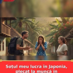Soțul meu lucra în Japonia, plecat la muncă în străinătate.