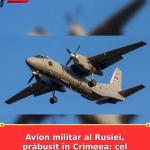 Avion militar al Rusiei, prăbușit în Crimeea: cel puțin 29 de oameni au murit