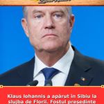 Klaus Iohannis a apărut în Sibiu la slujba de Florii. Fostul președinte le-a transmis un mesaj românilor