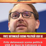 Fritz detonează scena politică USR se duce la Cotroceni cu PROPUNEREA care