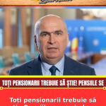 Toți pensionarii trebuie să știe Pensiile se vor indexa