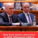 Vești bune pentru pensionari în 2026: Eliminarea CASS și revenirea indexării din 2027
