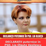 DECLARAȚII puternice în PSD. Lia Olguța Vasilescu vorbește deschis despre