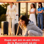 După opt ani m-am întors de la București să-mi surprind fiica.