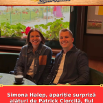 Simona Halep, apariție surpriză alături de Patrick Ciorcilă, fiul unui milionar român