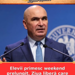 Elevii primesc weekend prelungit. Ziua liberă care schimbă programul