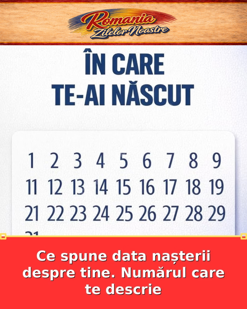 Ce spune data nașterii despre tine. Numărul care te descrie
