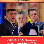 ULTIMA ORA: Urmeaza alegeri anticipate? Ce spune BOLOJAN