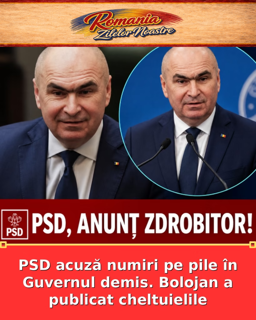 PSD acuză numiri pe pile în Guvernul demis. Bolojan a publicat cheltuielile
