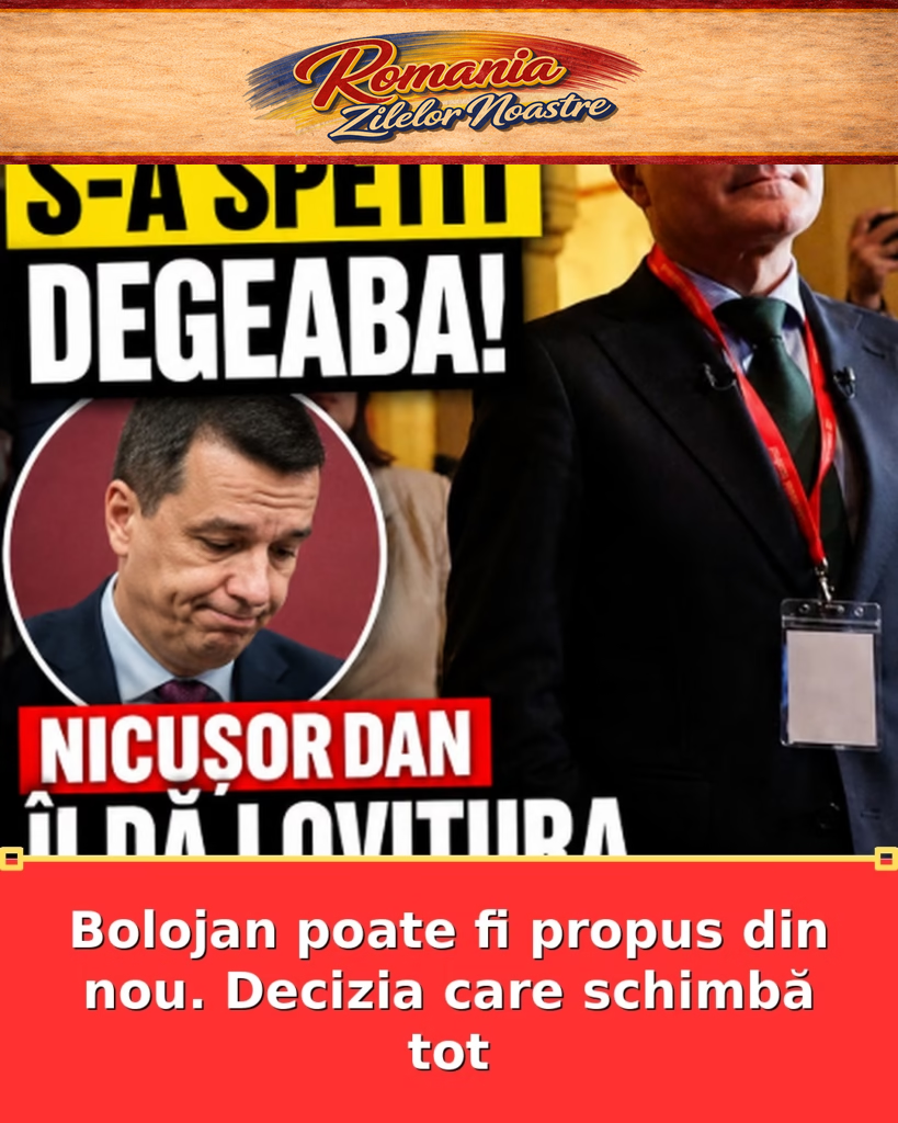 Bolojan poate fi propus din nou. Decizia care schimbă tot