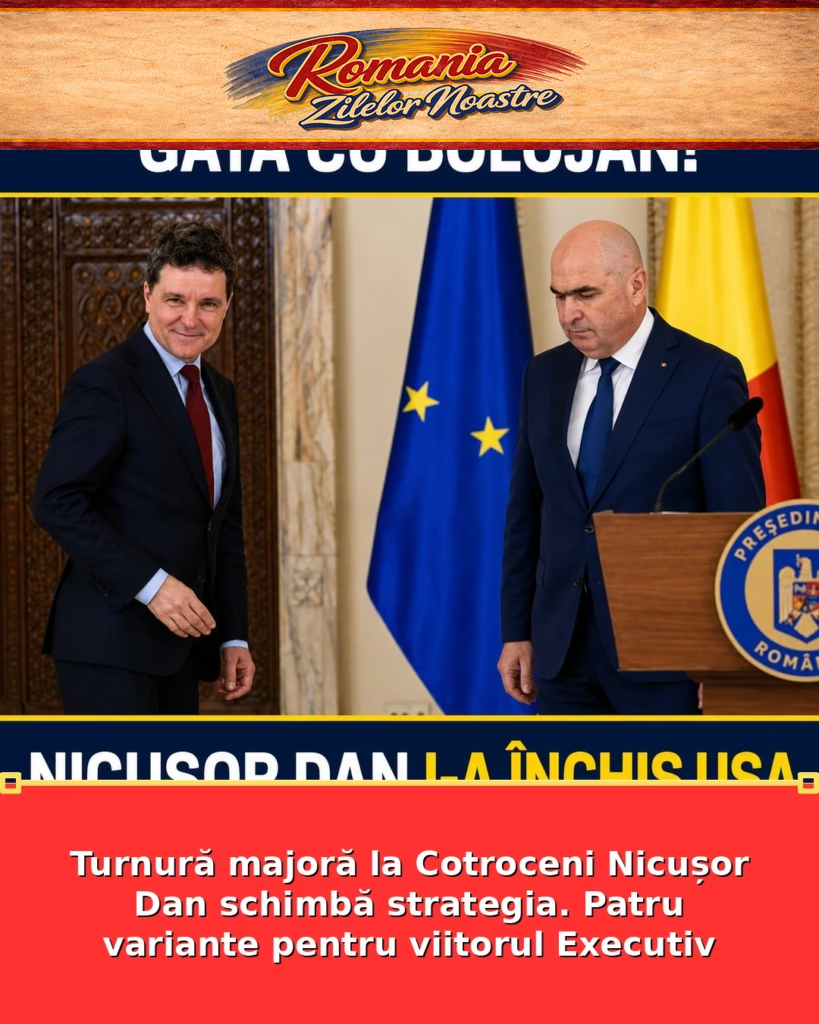 Turnură majoră la Cotroceni Nicușor Dan schimbă strategia. Patru variante pentru viitorul Executiv