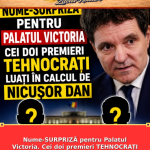 Nume-SURPRIZĂ pentru Palatul Victoria. Cei doi premieri TEHNOCRAȚI luați în calcul de Nicușor Dan