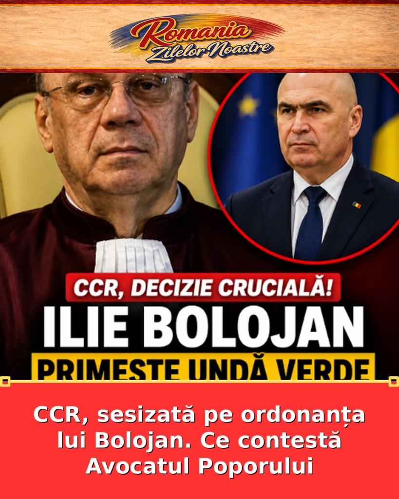 CCR, sesizată pe ordonanța lui Bolojan. Ce contestă Avocatul Poporului