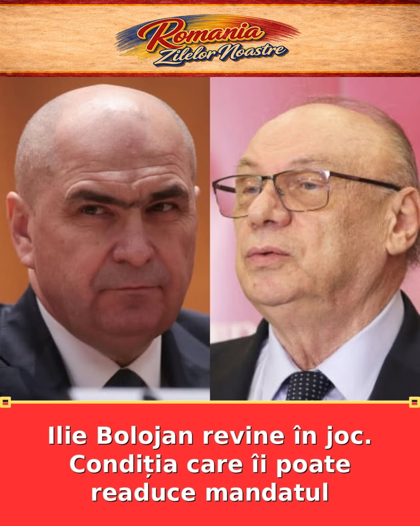 Ilie Bolojan revine în joc. Condiția care îi poate readuce mandatul