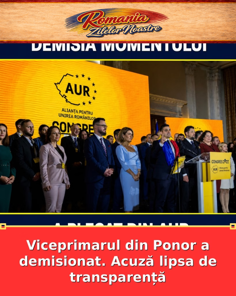 Viceprimarul din Ponor a demisionat. Acuză lipsa de transparență