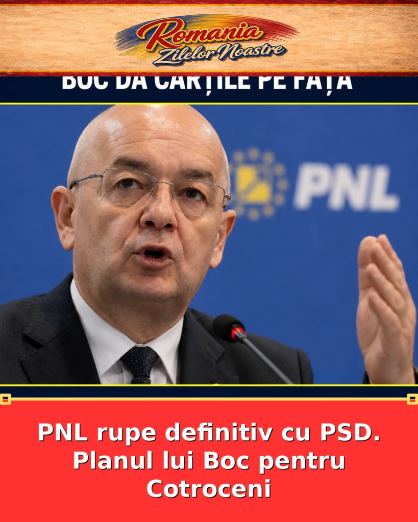 PNL rupe definitiv cu PSD. Planul lui Boc pentru Cotroceni