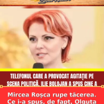 Mircea Roșca rupe tăcerea. Ce i-a spus, de fapt, Olguța Vasilescu