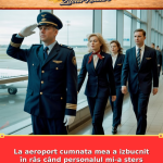 La aeroport cumnata mea a izbucnit în râs când personalul mi-a șters numele de pe lista pasagerilor.
