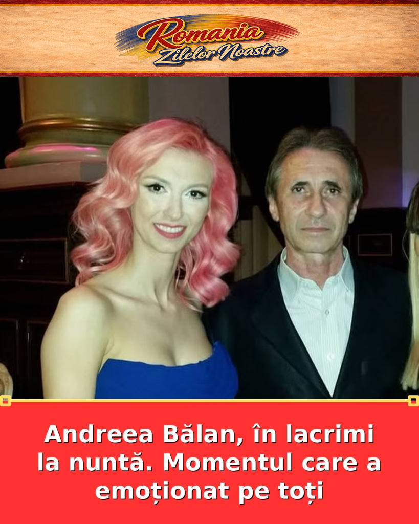 Andreea Bălan, în lacrimi la nuntă. Momentul care a emoționat pe toți