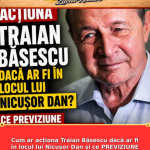Cum ar acționa Traian Băsescu dacă ar fi în locul lui Nicușor Dan și ce PREVIZIUNE face fostul președinte Vă dau scris