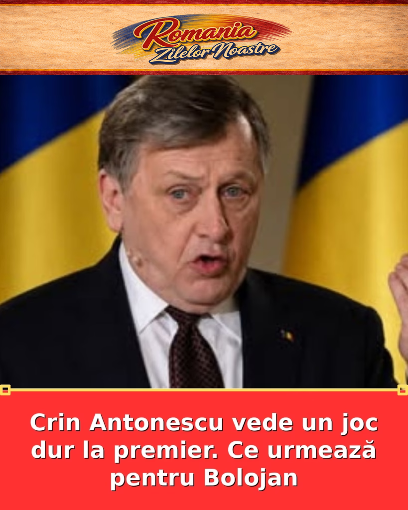 Crin Antonescu vede un joc dur la premier. Ce urmează pentru Bolojan