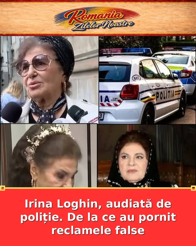 Irina Loghin, audiată de poliție. De la ce au pornit reclamele false