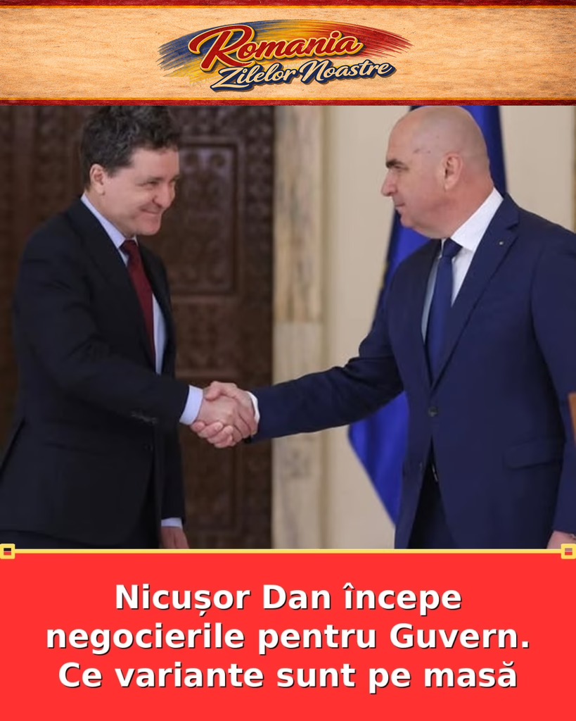 Nicușor Dan începe negocierile pentru Guvern. Ce variante sunt pe masă