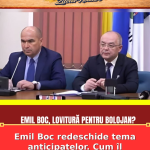 Emil Boc redeschide tema anticipatelor. Cum îl contrazice pe Bolojan