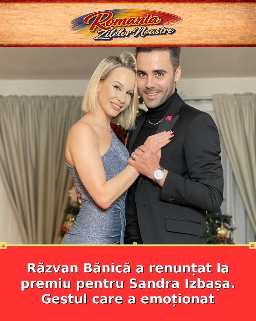Răzvan Bănică a renunțat la premiu pentru Sandra Izbașa. Gestul care a emoționat