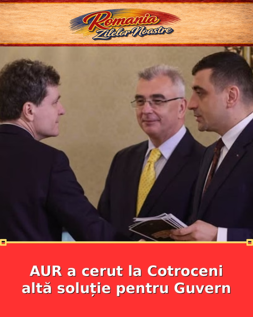 AUR a cerut la Cotroceni altă soluție pentru Guvern