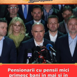 Pensionarii cu pensii mici primesc bani în mai și în decembrie