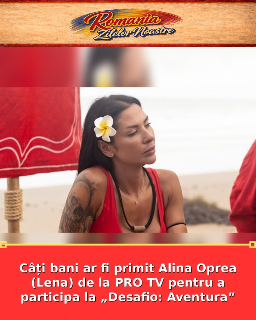Câți bani ar fi primit Alina Oprea (Lena) de la PRO TV pentru a participa la „Desafio: Aventura”