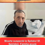 Moarte suspectă la Spitalul Sf. Spiridon. Familia acuză neglijență
