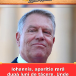 Iohannis, apariție rară după luni de tăcere. Unde a fost văzut