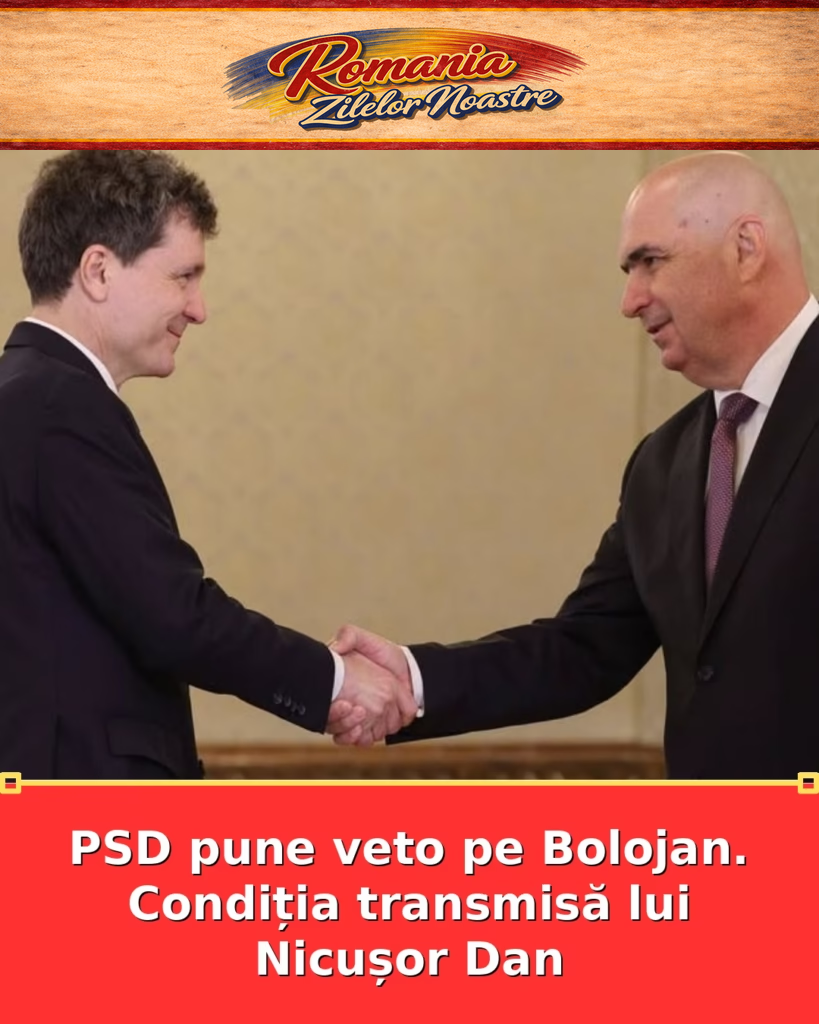 PSD pune veto pe Bolojan. Condiția transmisă lui Nicușor Dan