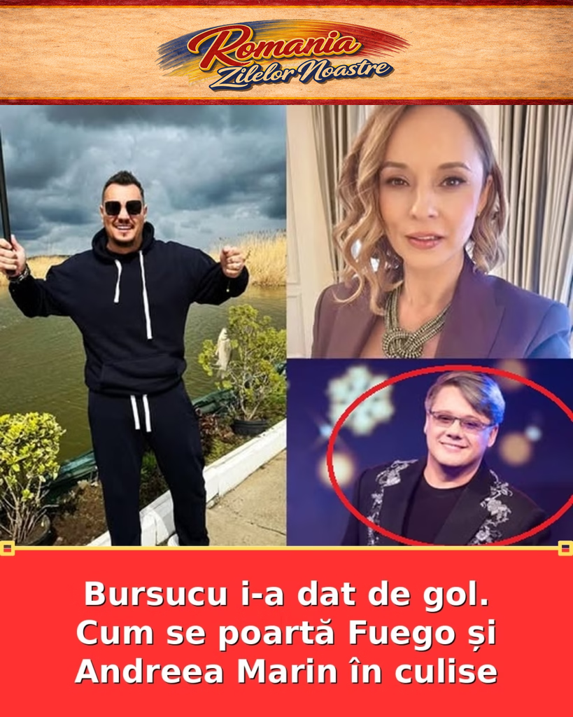 Bursucu i-a dat de gol. Cum se poartă Fuego și Andreea Marin în culise