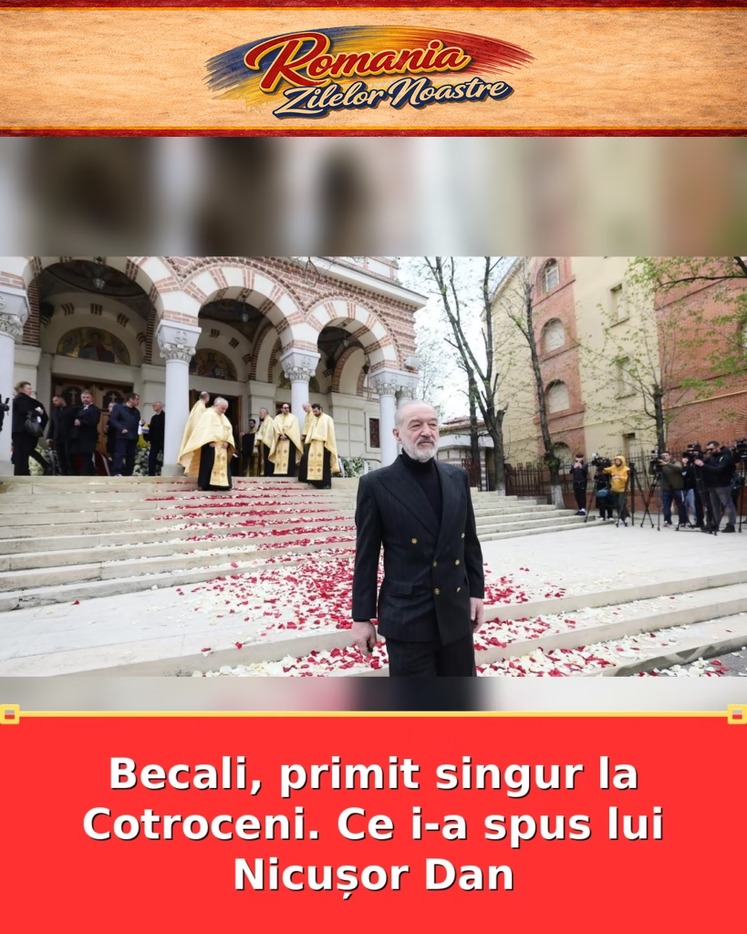Becali, primit singur la Cotroceni. Ce i-a spus lui Nicușor Dan
