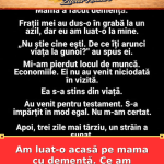 Am luat-o acasă pe mama cu demență. Ce am descoperit după m-a șocat