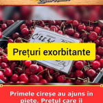 Primele cireșe au ajuns în piețe. Prețul care îi oprește pe mulți
