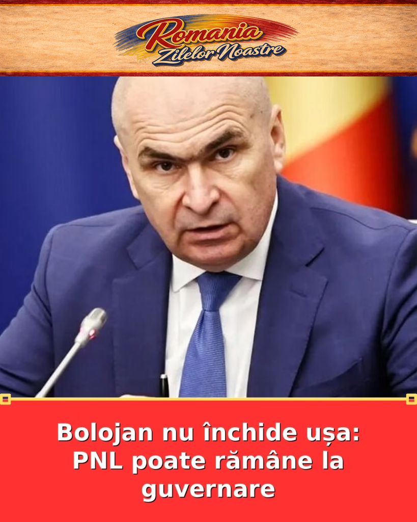 Bolojan nu închide ușa: PNL poate rămâne la guvernare