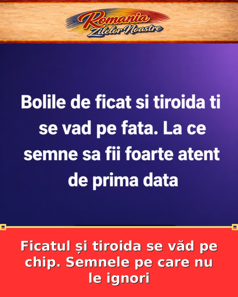 Ficatul și tiroida se văd pe chip. Semnele pe care nu le ignori